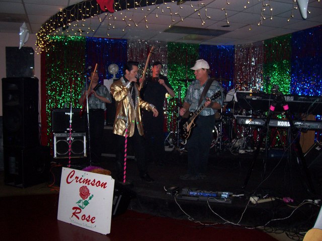 Crimson Rose with &quot;Elvis&quot; at the VFW in Charlotte